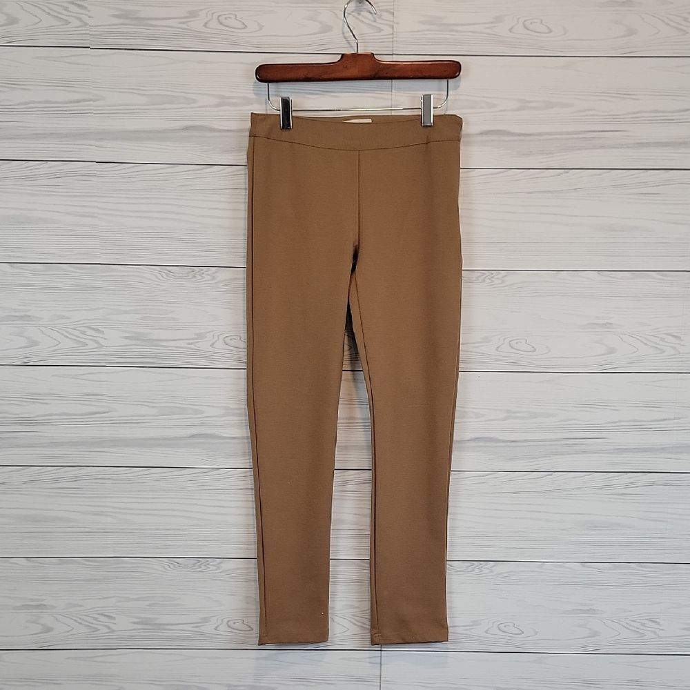 Olive & Oak Ankle Pants Soft Knit Slim Fit Trousers - Tan Womens Size 4